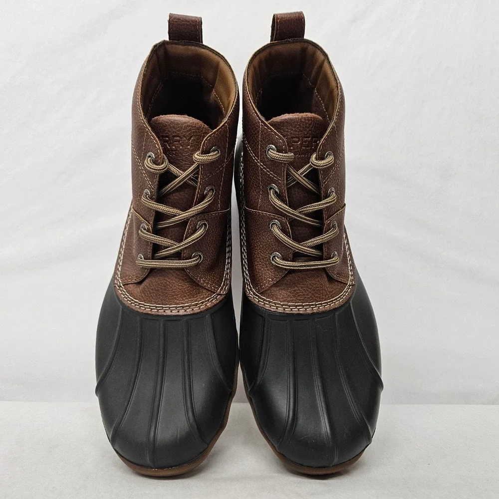 Sperry Brewster Duck‎ Boots STS22783 Brown Black Men's Size 9.5
